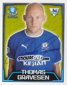 Cromo Thomas Gravesen - Premier League Inglese 2003-2004 - Merlin