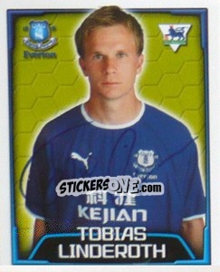 Cromo Tobias Linderoth - Premier League Inglese 2003-2004 - Merlin