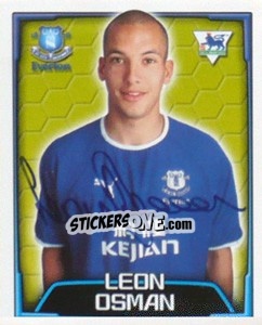 Sticker Leon Osman - Premier League Inglese 2003-2004 n. 218 - Merlin