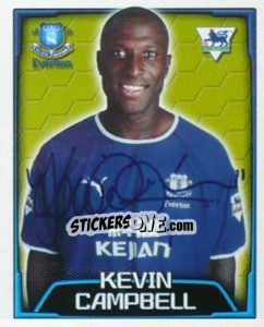 Figurina Kevin Campbell - Premier League Inglese 2003-2004 - Merlin
