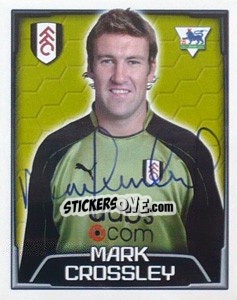Sticker Mark Crossley - Premier League Inglese 2003-2004 n. 232 - Merlin