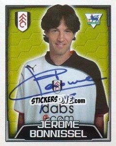 Figurina Jerome Bonnissel - Premier League Inglese 2003-2004 - Merlin
