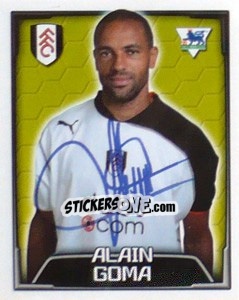 Figurina Alain Goma - Premier League Inglese 2003-2004 - Merlin