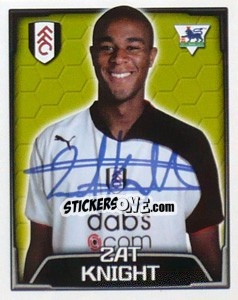 Cromo Zat Knight - Premier League Inglese 2003-2004 - Merlin