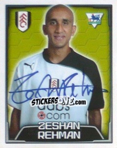 Sticker Zeshan Rehman - Premier League Inglese 2003-2004 n. 240 - Merlin