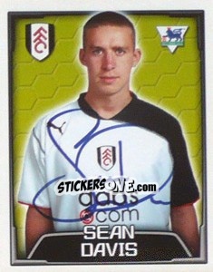 Sticker Sean Davis - Premier League Inglese 2003-2004 n. 243 - Merlin