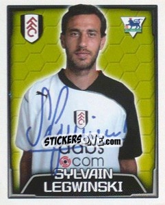 Figurina Sylvain Legwinski - Premier League Inglese 2003-2004 - Merlin