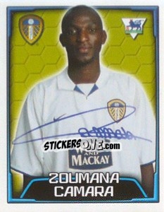 Figurina Zoumana Camara - Premier League Inglese 2003-2004 - Merlin
