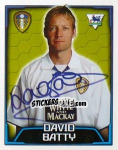 Figurina David Batty - Premier League Inglese 2003-2004 - Merlin