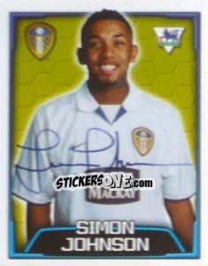 Sticker Simon Johnson - Premier League Inglese 2003-2004 - Merlin