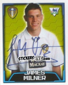 Sticker James Milner - Premier League Inglese 2003-2004 n. 276 - Merlin