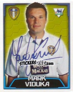 Figurina Mark Viduka - Premier League Inglese 2003-2004 - Merlin