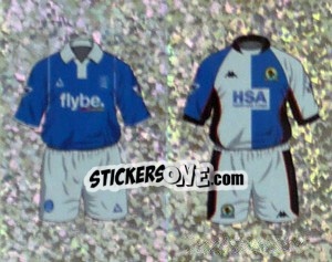 Figurina Home Kit Birmingham City/Blackburn Rovers (a/b) - Premier League Inglese 2003-2004 - Merlin