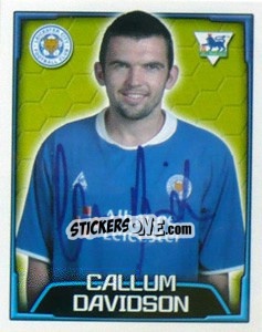 Figurina Callum Davidson - Premier League Inglese 2003-2004 - Merlin