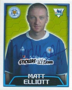 Figurina Matt Elliott - Premier League Inglese 2003-2004 - Merlin