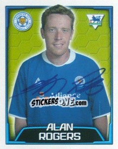 Figurina Alan Rogers - Premier League Inglese 2003-2004 - Merlin