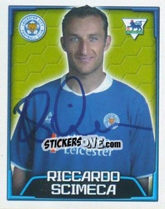 Figurina Riccardo Scimeca - Premier League Inglese 2003-2004 n. 312 - Merlin