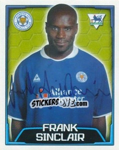 Sticker Frank Sinclair - Premier League Inglese 2003-2004 - Merlin