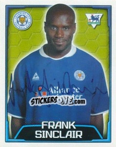 Cromo Frank Sinclair - Premier League Inglese 2003-2004 n. 313 - Merlin