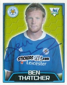 Figurina Ben Thatcher - Premier League Inglese 2003-2004 - Merlin
