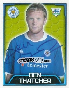 Sticker Ben Thatcher - Premier League Inglese 2003-2004 n. 314 - Merlin