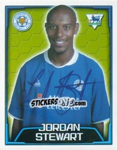 Figurina Jordan Stewart - Premier League Inglese 2003-2004 - Merlin