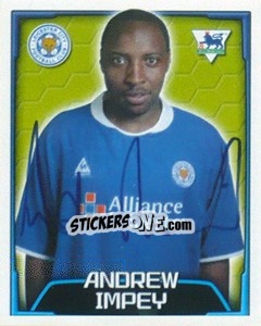 Figurina Andrew Impey - Premier League Inglese 2003-2004 - Merlin