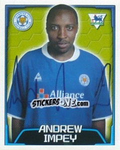 Sticker Andrew Impey - Premier League Inglese 2003-2004 n. 317 - Merlin