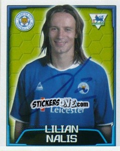 Cromo Lilian Nalis - Premier League Inglese 2003-2004 - Merlin