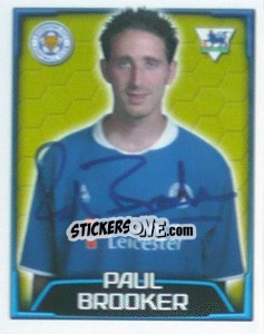 Sticker Paul Brooker - Premier League Inglese 2003-2004 n. 322 - Merlin