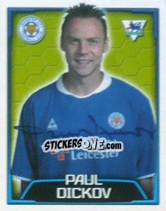Sticker Paul Dickov - Premier League Inglese 2003-2004 - Merlin