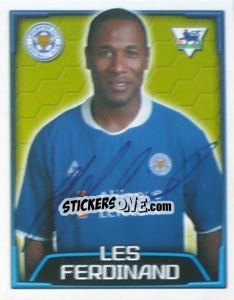Sticker Les Ferdinand - Premier League Inglese 2003-2004 - Merlin