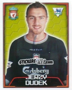 Sticker Jerzy Dudek - Premier League Inglese 2003-2004 n. 331 - Merlin