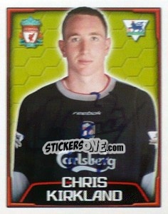 Figurina Chris Kirkland - Premier League Inglese 2003-2004 - Merlin