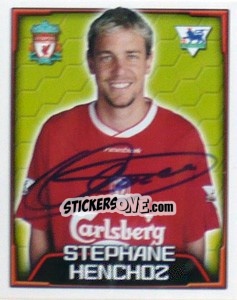 Sticker Stephane Henchoz - Premier League Inglese 2003-2004 n. 335 - Merlin