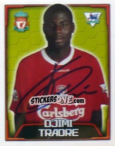 Sticker Djimi Traore - Premier League Inglese 2003-2004 n. 338 - Merlin