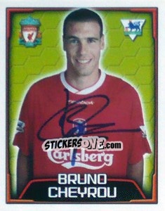Figurina Bruno Cheyrou - Premier League Inglese 2003-2004 - Merlin