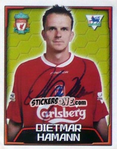 Sticker Dietmar Hamann - Premier League Inglese 2003-2004 n. 343 - Merlin