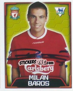 Figurina Milan Baros - Premier League Inglese 2003-2004 - Merlin