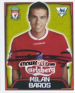 Sticker Milan Baros - Premier League Inglese 2003-2004 n. 350 - Merlin