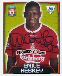 Cromo Emile Heskey - Premier League Inglese 2003-2004 - Merlin