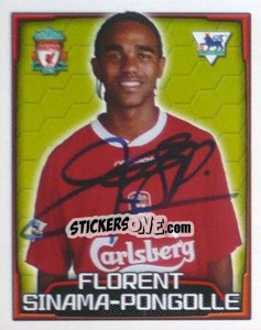 Sticker Florent Sinama-Pongolle - Premier League Inglese 2003-2004 - Merlin