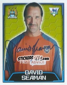 Sticker David Seaman - Premier League Inglese 2003-2004 - Merlin