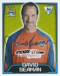 Cromo David Seaman