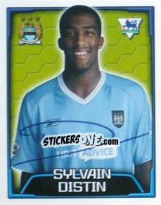 Figurina Sylvain Distin - Premier League Inglese 2003-2004 - Merlin