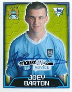 Sticker Joey Barton - Premier League Inglese 2003-2004 n. 368 - Merlin
