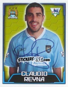 Figurina Claudio Reyna - Premier League Inglese 2003-2004 - Merlin