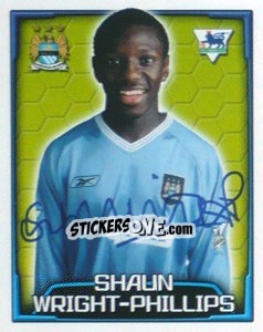 Figurina Shaun Wright-Phillips - Premier League Inglese 2003-2004 - Merlin