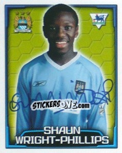 Sticker Shaun Wright-Phillips - Premier League Inglese 2003-2004 n. 377 - Merlin
