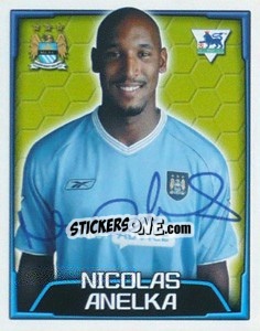 Cromo Nicolas Anelka - Premier League Inglese 2003-2004 - Merlin